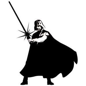  Darth Vader Fighting Rub on Star Wars Sticker Toys 