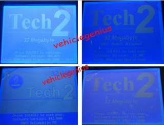 Top quality 2011 GM tech2 tech 2 II Pro adapters+Module candi+ MEMORY 