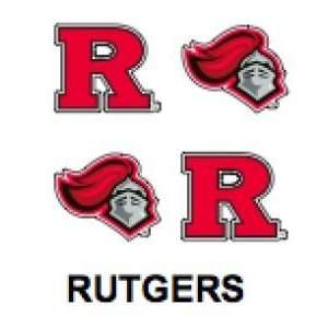   12 Rutgers Fan A Peel Temporary Tattoo Sticker