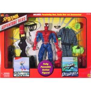  Spider Man 10 Adventure Hero   Sky Diver/Deep Sea Pack 