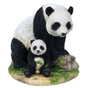  Panda and Baby Panda Sculpture Baby