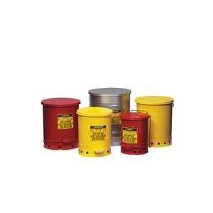 Safety Cans,10 Gallon,foot Pedal,red   JUSTRITE  