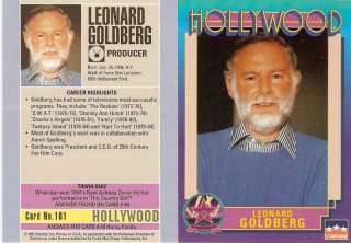 Leonard Goldberg 25 Card Lot Hollywood Trading Cards  