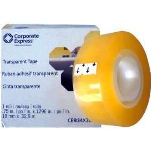   Transparent Tape Dispenser Roll Case Pack 24   398760