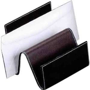  Letter Rack, Cocoa Brown Leather, D1216