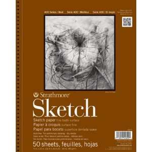  Strathmore 455 Sketch Pad 9x12 50/Sh Arts, Crafts 