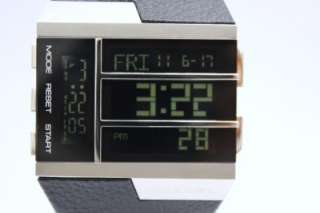 New Diesel Men Oversize Digital Chronograph Alarm Watch DZ7190