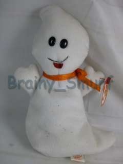 TY BEANIE BABIES PLUSH GHOST TOY AND TAG SPOOKY  