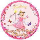 PINKALICIOUS Custom Edible Cupcake Image Icing Toppers items in Cool 