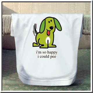 So Happy I Could Pee Cute T Shirt Clothing FOR DOGS  