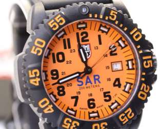 Luminox reloj anaranjado de Colormark de SELLO marino de 3059 SAR 