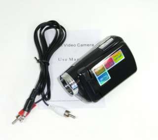 New Mini Digital Video Camera Camcorder 12MP 4xZoom 1.8LCD Black Nice 