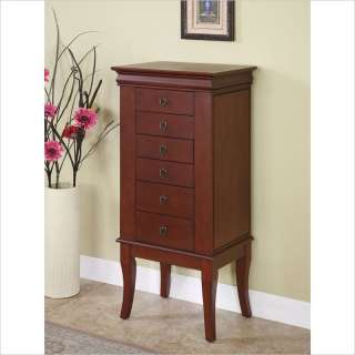 Powell Furniture Louis Philippe Marquis Cherry Jewelry Armoire 