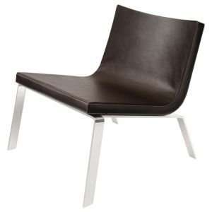 Stella Lounge Chair by Blu Dot  R035686   Color  Dark Brown   Finish 