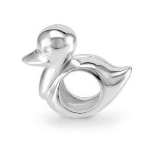   Sterling Silver Ducky Duck Bead Charm Fits Pandora Bracelet Jewelry