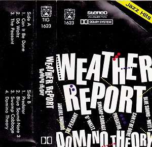 Domino Theory   Weather Report (Import Cassette 1984, TIG) in NM 