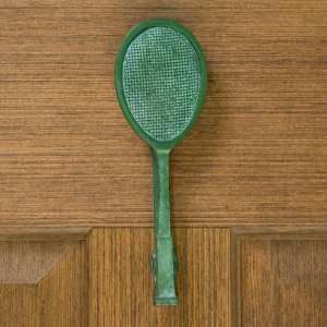 Tennis Racket Door Knocker   Bright Verde