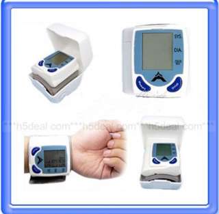 Digital LCD Monitor Wrist Blood Pressure & Heart Beat L  