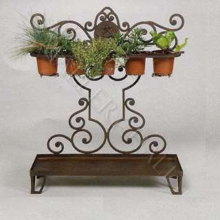 Forged Wrought Iron Hand Crafted Kitchen Glass Rack  