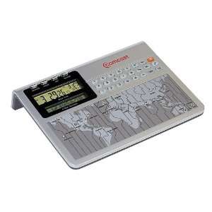  World Time Desk Clock with Calculator