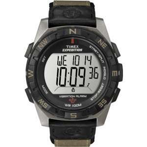  Timex Expedition Vibrate Alert Watch   Full Size   Brown 