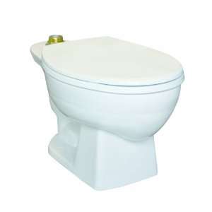    100 Santon Jr. Elongated Flush Valve Toilet, White