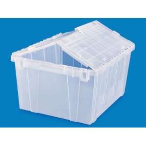    25.2 x 15.5 x 11 Clear Attached Lid Totes
