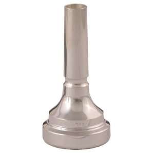  Wick 0AL Silver Plated Bass Trombone Mouthpiece Musical Instruments