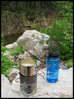 Olicamp cup and nesting camp stove