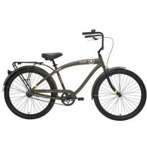   Kilroy 1 Speed Cruiser Bike (Matte Olive Green)