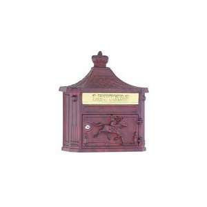   Amco Victorian Locking Wall Mount Mailboxes in Rust