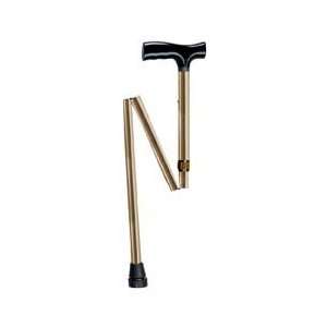  Lightweight Adjustable Folding Cane with T Handle, White 