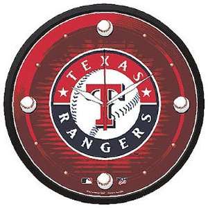  Texas Rangers MLB Round Wall Clock by Wincraft