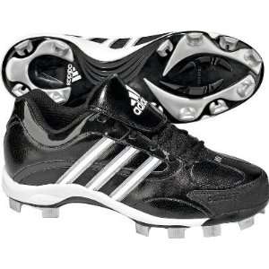   III Blk/Wht Molded Cleats   Size 8.5   Female Specific Softball Cleats